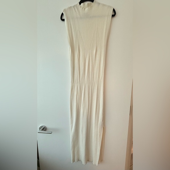 Long Funnel Neck Sweater Dress - Picture 3 of 3